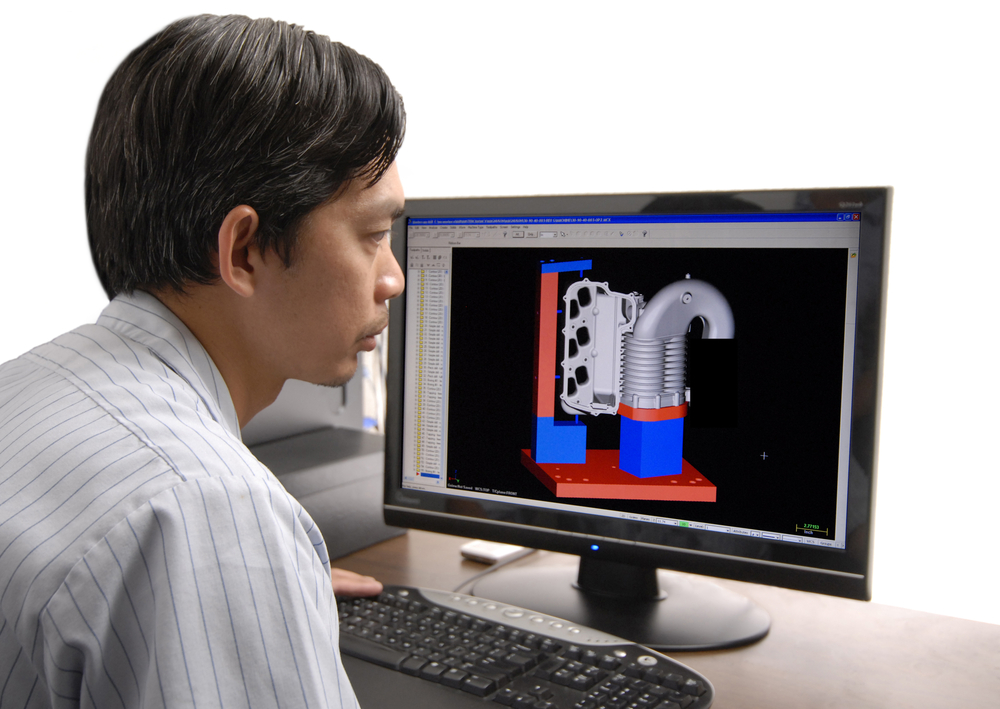 CADで立体図面を作成するテクニカルイラストレーション技能士